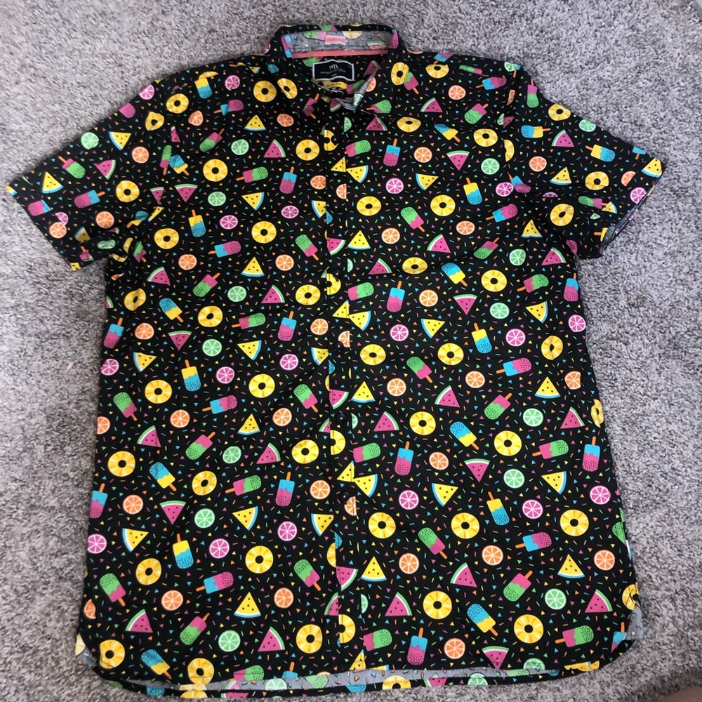 ICECREAM FUNKY BUTTON DOWN